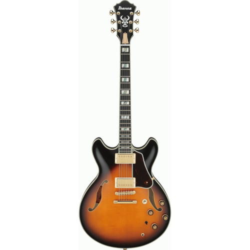 Ibanez AS2000 BS Prestige Electric Guitar with Case - Brown Sunburst