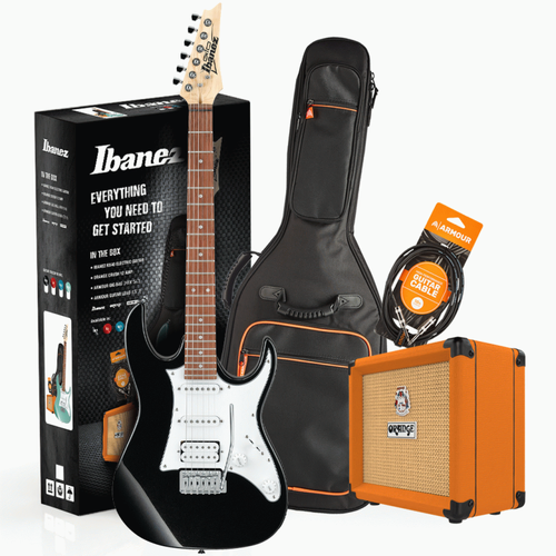 Ibanez RX40BKN Guitar Pack with Crush and Accessories