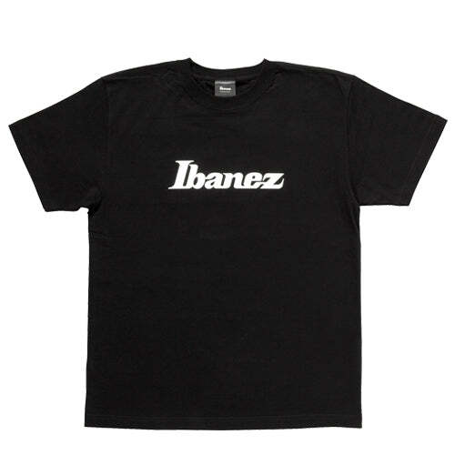 Ibanez IBAT007S Black T-Shirt White Logo Small