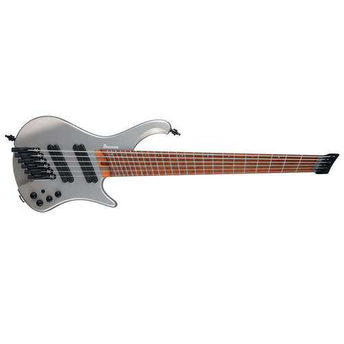 Ibanez EHB1006MS Headless Bass Guitar 6-String Multi-Scale Metallic Gray Matte w/ Gig Bag