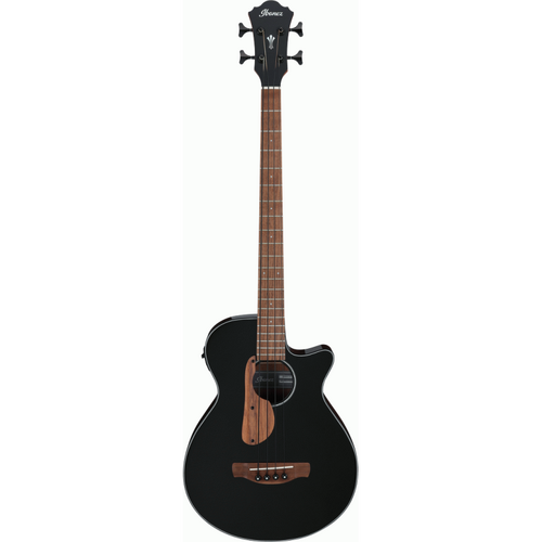 Ibanez AEGB24E BKH Acoustic Bass Guitar with Under-Saddle Pickups and Preamps