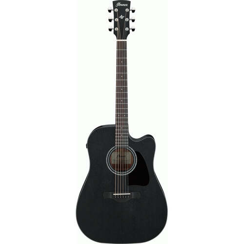 Ibanez AW1040CE Acoustic Guitar All Solid Weathered Black Open Pore