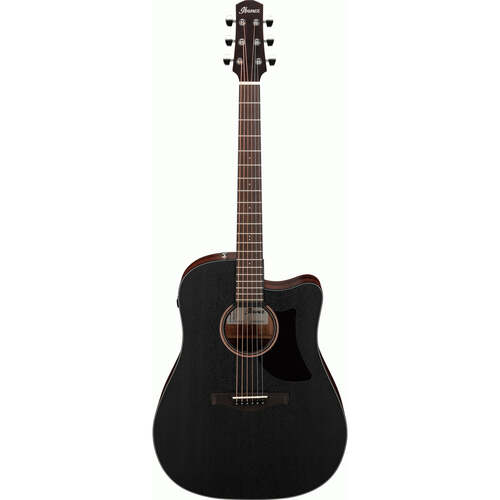 Ibanez AAD190CE Acoustic Guitar Weathered Black Open Pore