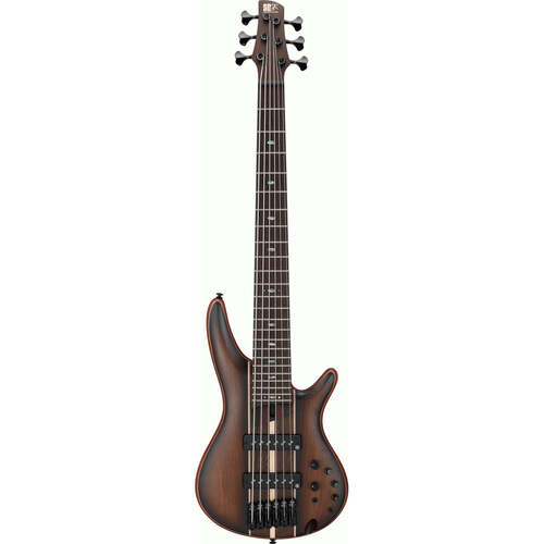 Ibanez SR1356B Premium Bass Guitar Dual Mocha Burst Flat w/ Gigbag