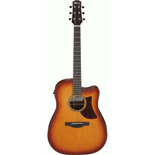 Ibanez AAD50CE Advanced Acoustic Guitar Light Brown Sunburst Low Gloss