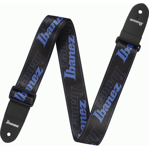 Ibanez GSB50 BL Guitar Strap with Cool Running Pattern