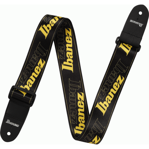 Ibanez GSB50 YE Guitar Strap with Cool Running Pattern