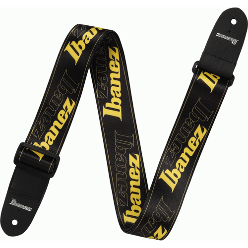Ibanez GSB50 YE Guitar Strap with Cool Running Pattern
