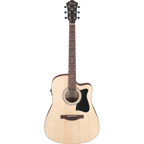 Ibanez V40CE Acoustic Guitar Dreadnought Open Pore Natural w/ Pickup & Cutaway - V40CE-OPN