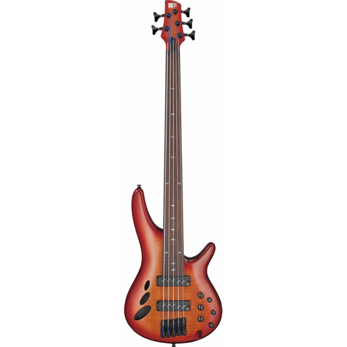 Ibanez SRD905F BTL Electric Bass with Panga Panga Fingerboard and Semi-Hollow Construction