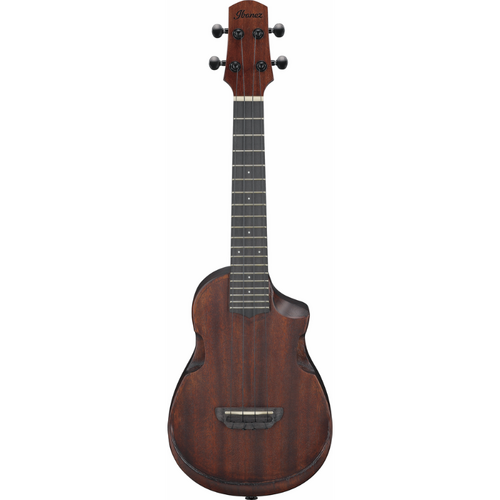 Ibanez AUC14 OVL Ukulele with Stereo Sound Port and Elevated Comfort Armrest