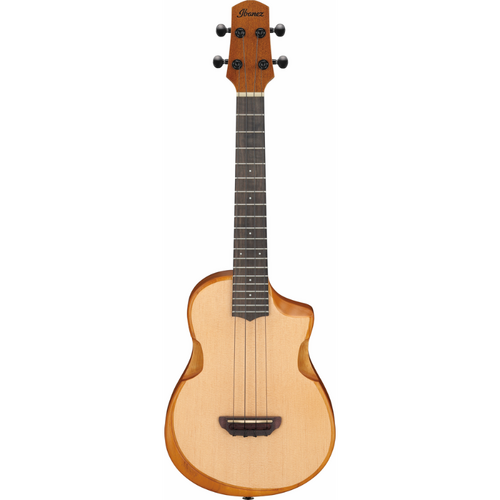 Ibanez AU10 OPN Ukulele with Stereo Sound Port and Elevated Comfort Armrest