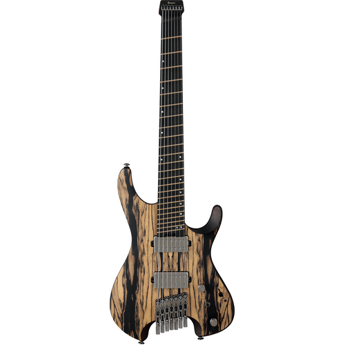 Ibanez QX527PE 7 String Electric Guitar Natural Flat w/ Bag - QX527PENTF