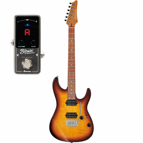 Ibanez AZ24S1F VLS Electric Guitar Bundle with Free BIGMINI Tuner