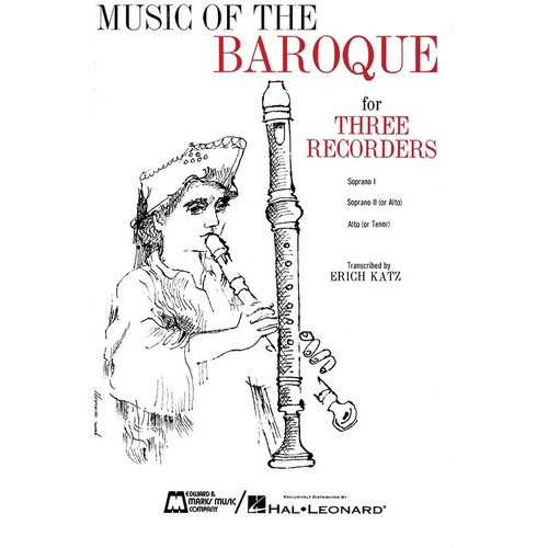 Music Of The Baroque 3 Recorders (Softcover Book)