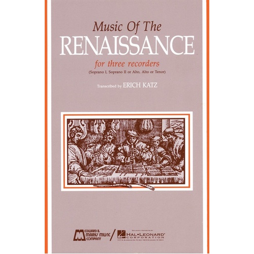 Music Of The Renaissance 3 Recorders (Softcover Book)