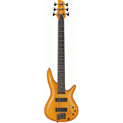 Ibanez GVB36 AM Gerald Veasley Electric 6-String Bass (Amber)