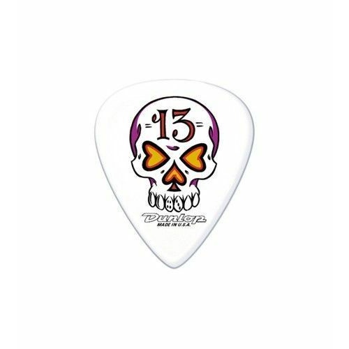 6 x Jim Dunlop BLACKLINE ORIGINAL Skull 13 Guitar Picks .60 .73 or 1.00mm