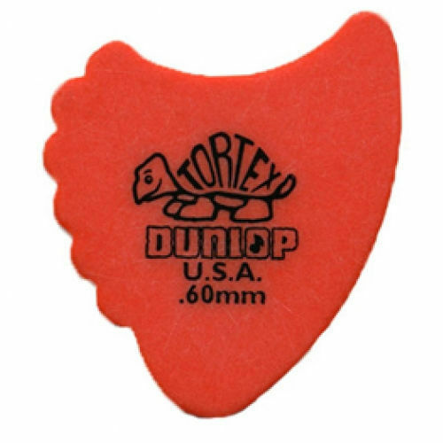 10 x Jim Dunlop Tortex Fins 0.60mm Gauge Guitar Picks 414R Free Shipping