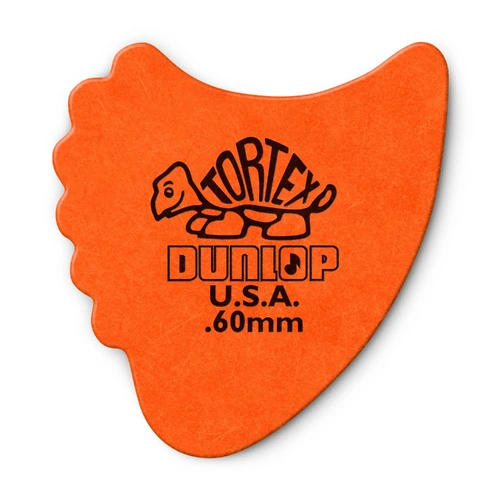 Jim Dunlop Tortex Shark Fins 0.60MM Pick  (Single)