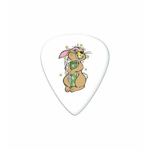 6 x Jim Dunlop FRANK KOZIK Bong Bunny Tortex Wedge Guitar Picks 0.60mm