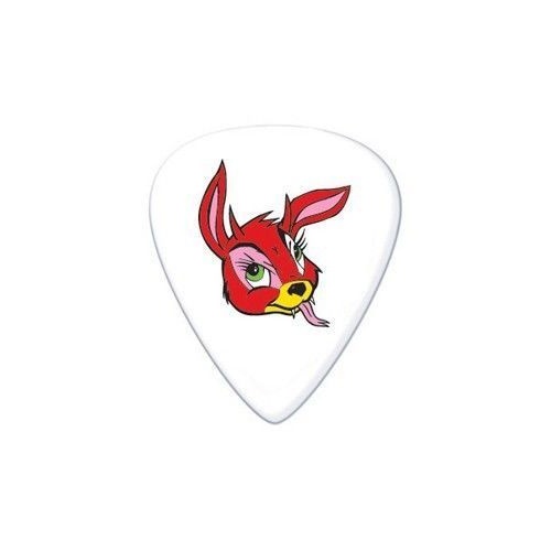 6 x Jim Dunlop FRANK KOZIK Cute Bunny Tortex Wedge Guitar Picks 0.60mm