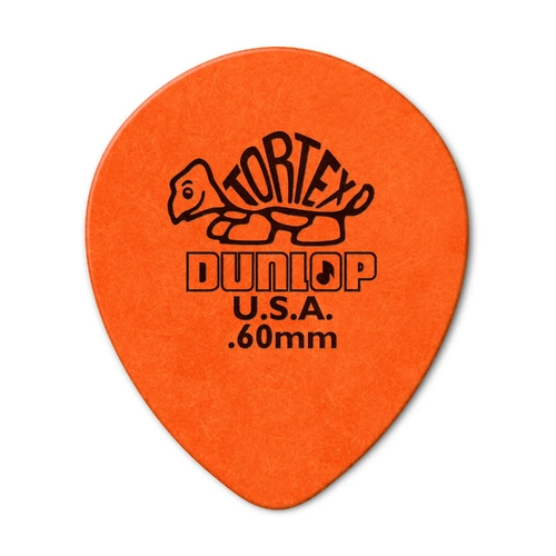 Jim Dunlop Tortex Tear Drop 0.60MM Guitar Pick (Single)