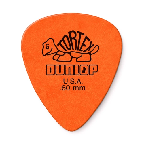 JIM DUNLOP Tortex Standard 0.60MM Guitar Pick  (Single)