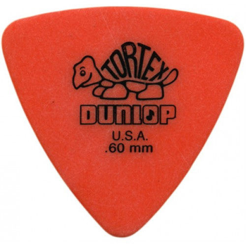 72 x Dunlop Tortex Triangle .60MM Gauge Guitar Picks, Bass