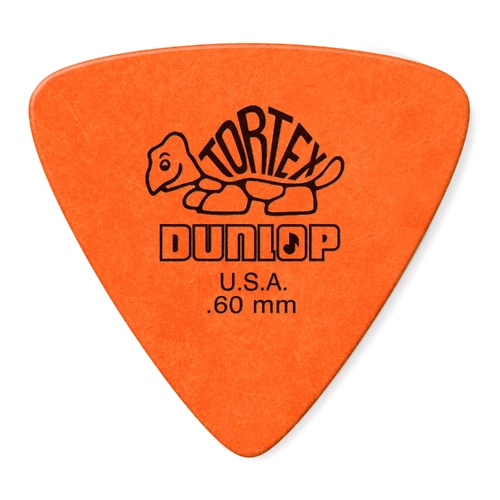 Jim Dunlop 0.60MM Tortex Triangle Guitar Pick (Single)