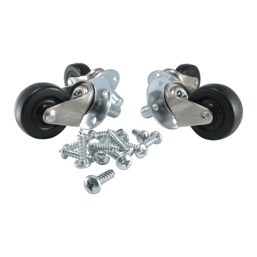 Ernie Ball Amp Caster Set Deluxe Pop-in Socket  