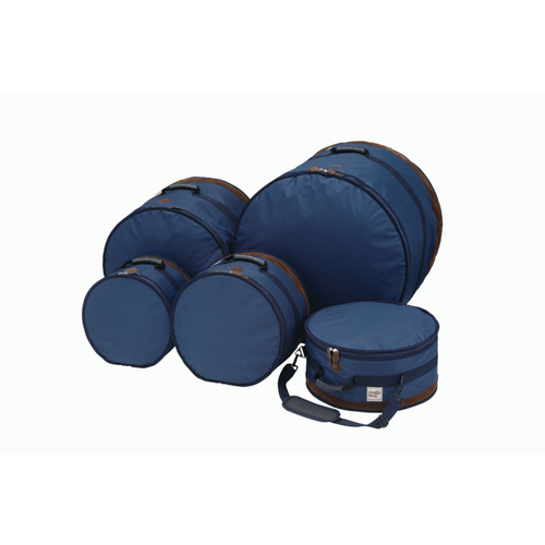 TAMA TDSS52 KNB Drum Bag Set with 10mm Inner Cushions, Navy Blue