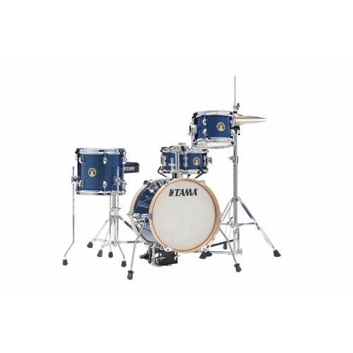 TAMA Club-JAM Flyer 4-Piece Complete Kit with 14" Bass Drum Indigo Sparkle