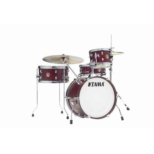 TAMA LJL48H4 SBE Club-JAM 4-Piece Complete Drum Kit with 18" Bass Drum in Satin Burgundy Elm
