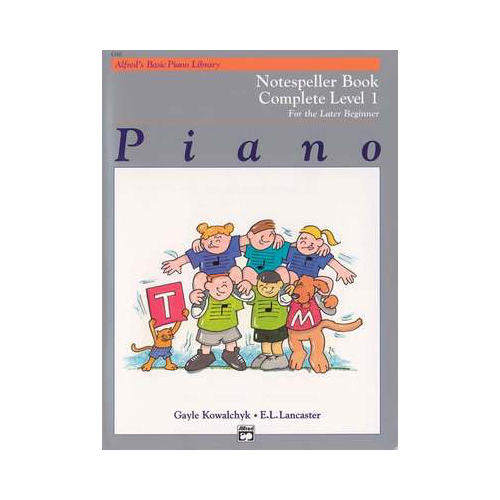ABPL Notespeller Book Complete 1 for Piano Note and Interval Naming Skills