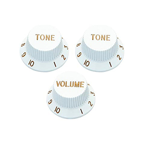 Pickboy Guitar Knob Tone S-type White