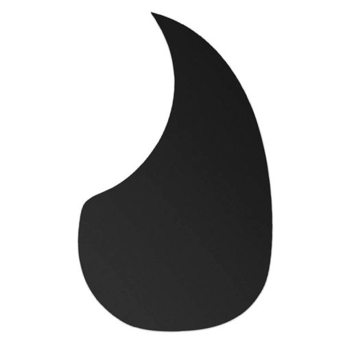 Acoustic Guitar Self Adhesive Pickguard - Black - Made in Germany