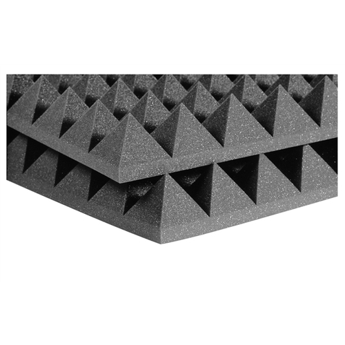 Auralex : 2" SF Pyramid 2' x 2' Panels - Charcoal x 12