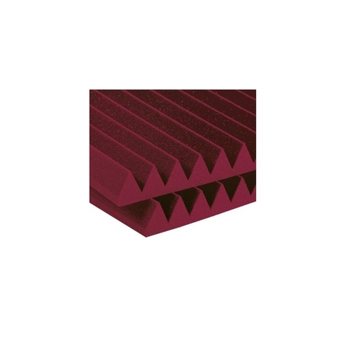 Auralex : 2" Studiofoam Wedge 2' x 4' Panels - Burgundy x 12