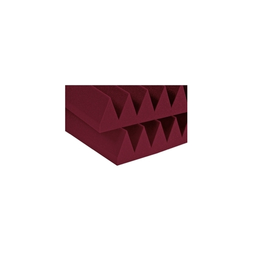 Auralex : 4" Studiofoam Wedge 2' x 2' Panels - Burgundy x 6