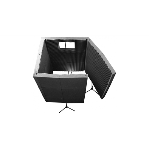 Auralex : MAX-Wall 1141: 4-Wall Isolation Booth - Charcoal
