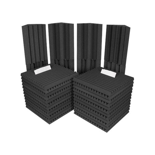 Auralex : Project2Kit: 24 x Panels 8 x Bass Traps - Charcoal/Charcoal