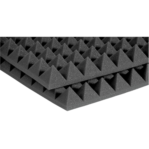 Auralex : 2" SF Pyramid 2' x 2' Panels - Charcoal x 2