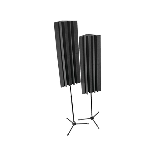 Auralex : Mounted LENRD Bass traps x 4 (2 stands) - Charcoal