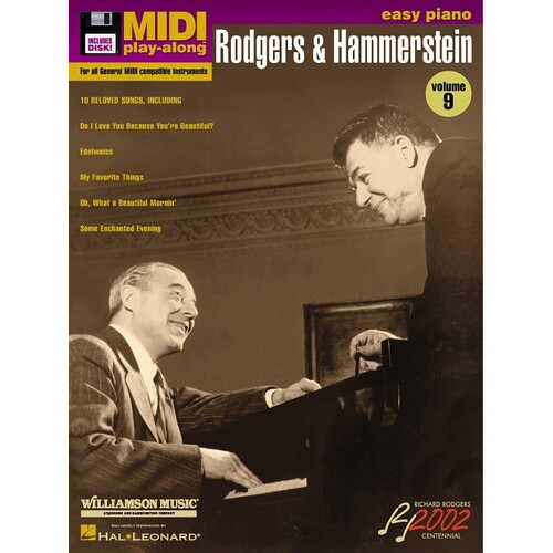 Rodgers And Hammerstien Midi Play Along Easy Piano (Softcover Book/MIDI Disk)