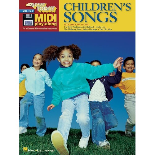 Childrens Songs EZ Play Midi Play Along (Softcover Book/MIDI Disk)