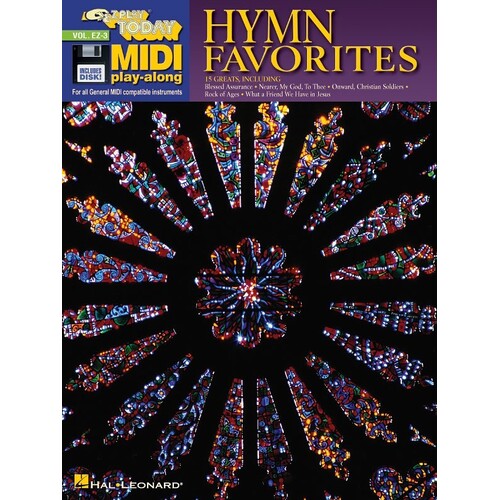 Hymn Favorites EZ Play Midi Play Along (Softcover Book/MIDI Disk)