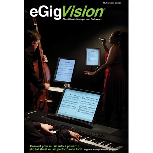 Egigvision Sheet Music Management Software (CD-Rom Only)