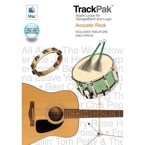 Acoustic Rock Trackpak Apple Loops Garageband (DVD-ROM Only)