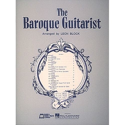 Baroque Guitarist Guitar (Softcover Book)